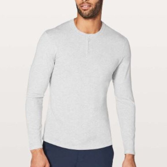Lululemon - Basic Long Sleeve Henley - Picture 1 of 12